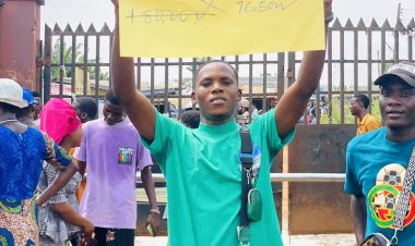 TASUED Students Stage Protest Against Tuition Fee Increase