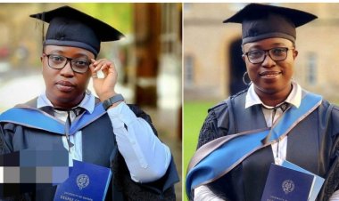 Young Nigerian Woman bags masters degree in Law at University of Oxford, celebrates achievements