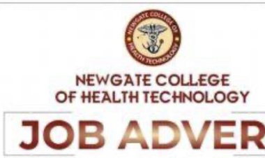 Newgate College of Health Technology, Minna Announces job advert