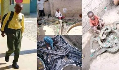 13-year-old Nigerian boy who built flyover bridge replica with clay soil wins scholarship to study Civil Engineering at US university