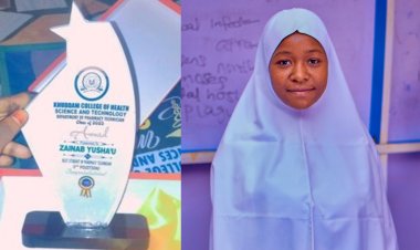 Academic Excellence: Zainab Yusha'u Emerges Overall Best Graduating Student at Khuddam College of Health Sciences and Technology with a Perfect CGPA of 5.00