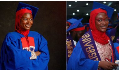 Young Lady Adebayo Khadijah Clinches Best Graduating Student Award, Embarks on Pharmacy Profession