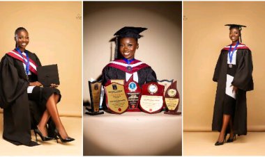Nigerian Scholar Moyin Emerges Best Graduating Student, Clinching 8 Awards in Economics at Babcock University