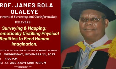 Professor James Bola Olaleye to Deliver Inaugural Lecture at the University of Lagos