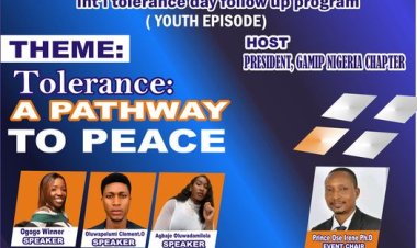 Global Alliance for Ministries and Infrastructures for Peace (GAMIP) Hosts International Tolerance Day Follow-Up Program