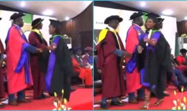 Graduation Snub Sparks Conversations as First-Class Graduate Ignores Professor’s Handshake