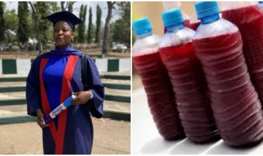 ABSU's First-Class Graduate, 22, Shares Story of Self-Support Through Zobo Drink and Small Cake Sales During University Years