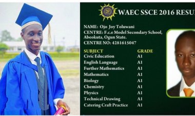 Ojo Joy Toluwani Achieves Academic Brilliance, Scores 9As in WAEC, Secures 4.73 First-Class Degree in Civil Engineering