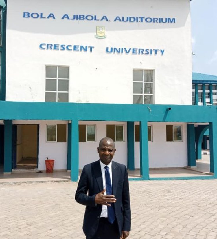 Former UNILAG Registrar, Oladejo Azeez, Takes Up New Role at Crescent University