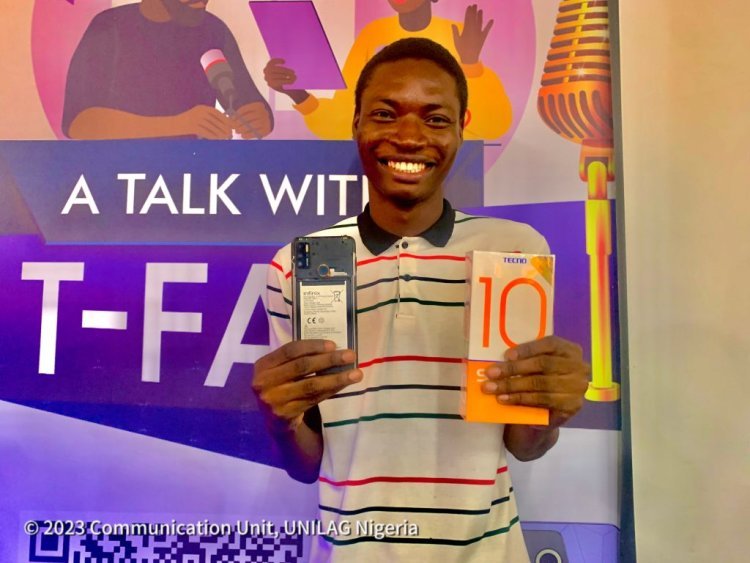 Blissful Reminiscences: Tecno Mobile Nigeria's Memorable Visit to UNILAG Fulfills a Student's Dream
