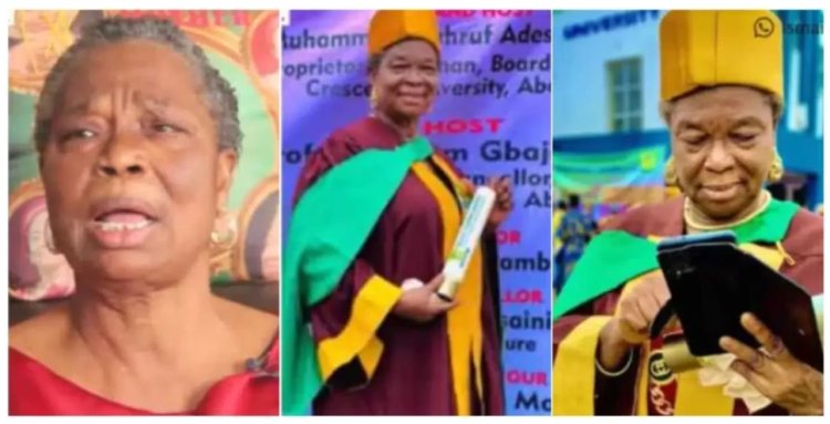 Inspiring: 70-Year-Old Nigerian Woman Earns Masters Degree After Years as a Salesgirl