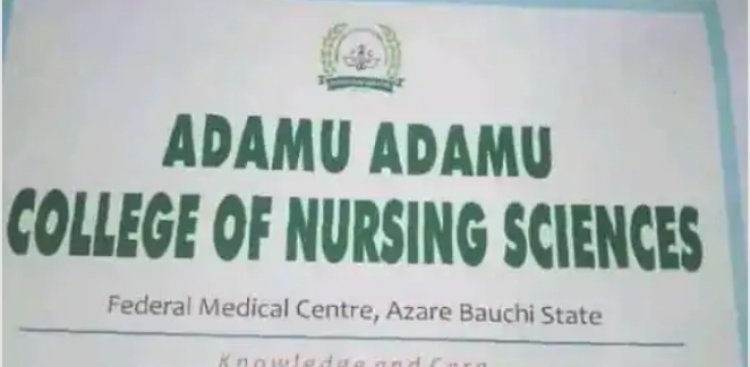 Adamu Adamu College of Nursing Sciences invitation for ND Nursing screening exercise, 2023/2024