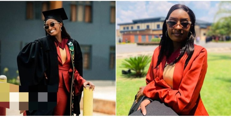 Brilliant African lady bags bachelor’s degree with distinction, wins best student award