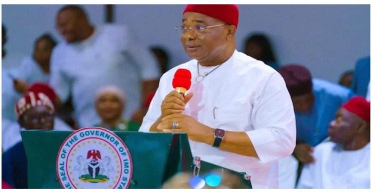 Imo University Students Chant 'No Light' During Governor Uzodinma's Visit