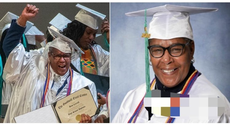 67-year-old woman fulfils lifelong dream, graduates from US high school with good grade