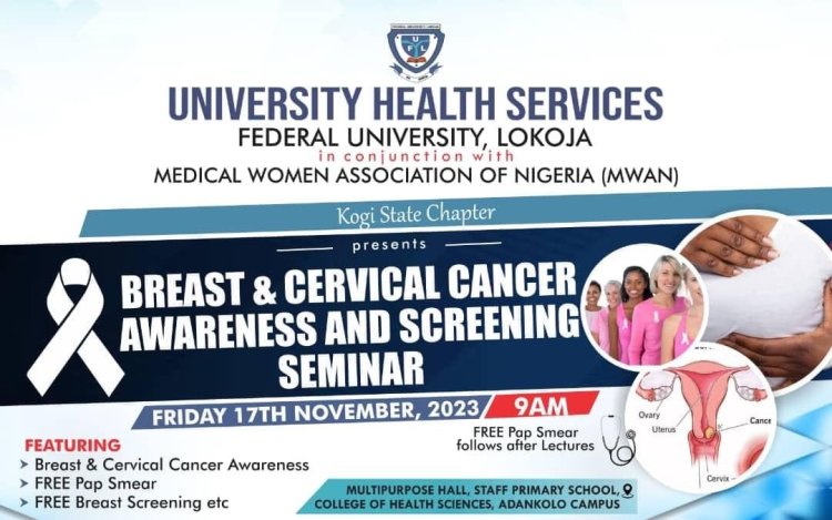 FULafia Health Service Presents Breast & Cervical Cancer Awareness and Screening Seminar