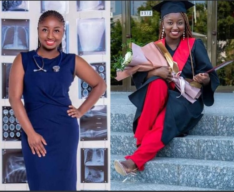 24 yr old Nigerian Lady graduates as Best Students in Medicine from Ukrainian University