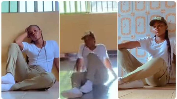 To Furnish Now Na War": Lady Corper Breaks Her Account to Rent House, Now She Has No Bed