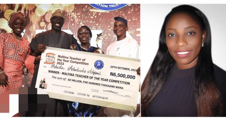 Young Nigerian Educator, Adefemi Adeola Adedunke, Clinches Teacher of the Year Award and £6.5 Million Training in the UK