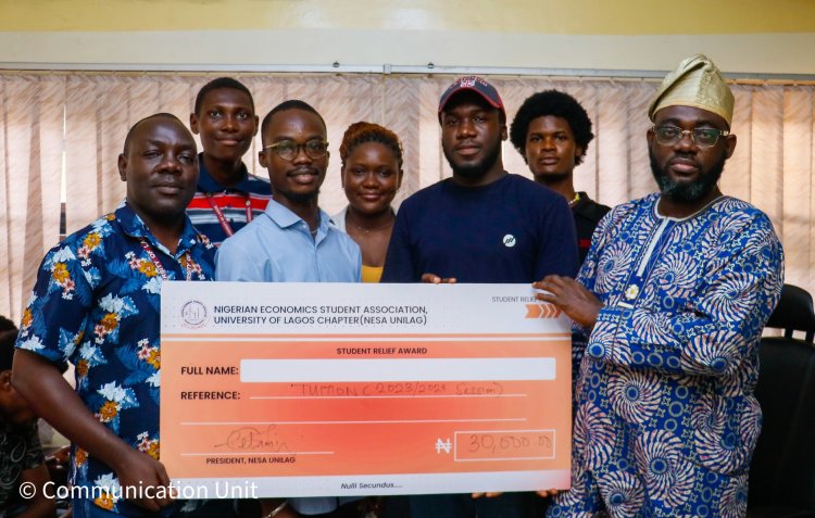 UNILAG NESA Executives Extend Support to Financially Strained Students through Relief Award Program