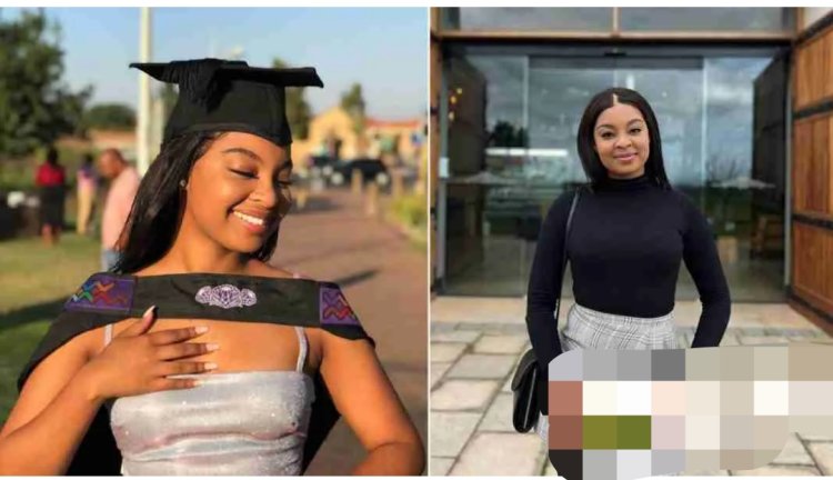 Young African Lady bags Bachelor’s degree in Economics, becomes first-ever graduate in her family