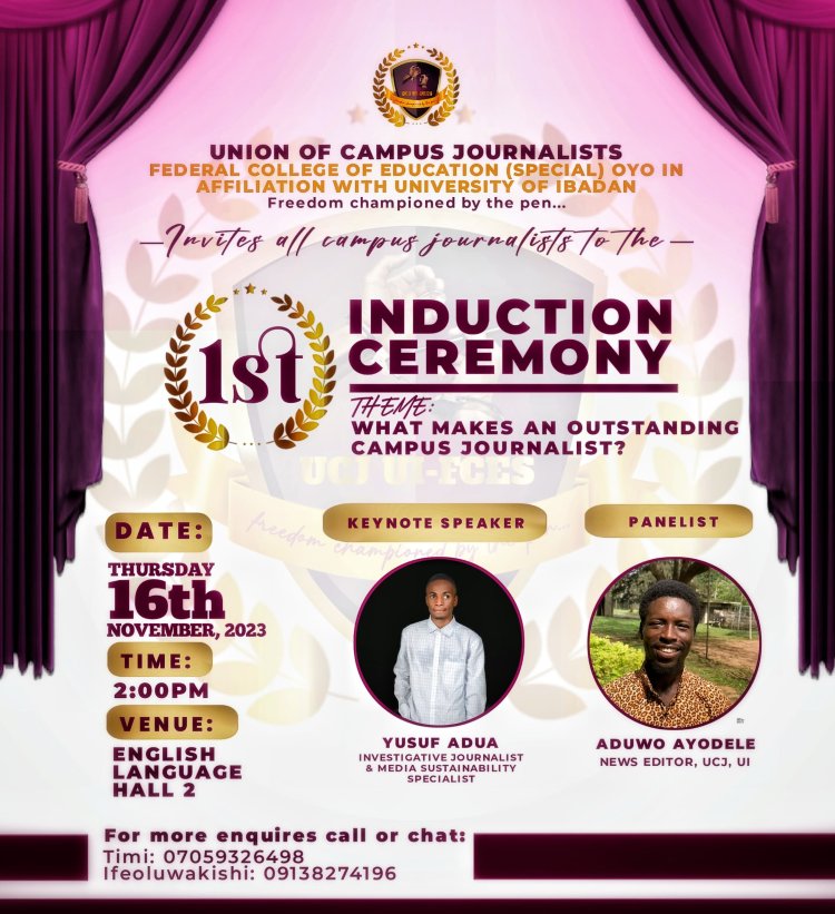 UCJ, UI-FCES Prepares for Inaugural Induction Ceremony to Welcome New Members