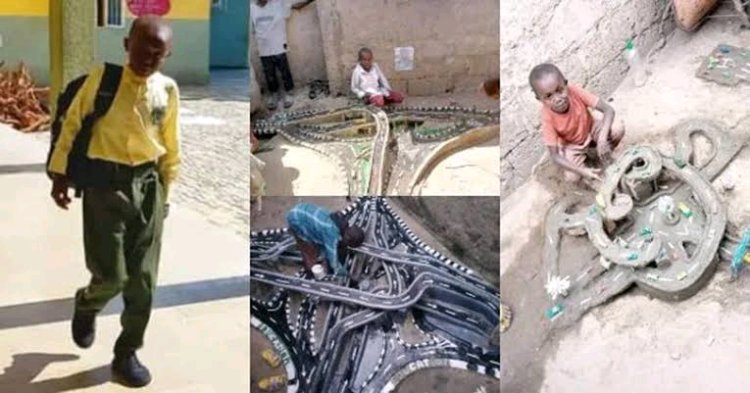 13-year-old Nigerian boy who built flyover bridge replica with clay soil wins scholarship to study Civil Engineering at US university