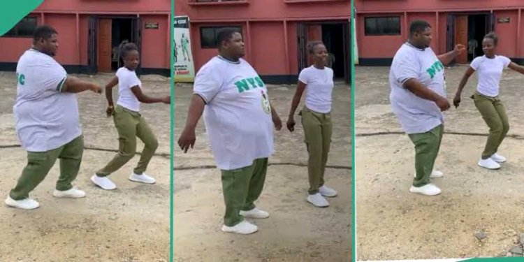 NYSC Members' Viral Dance Sparks Amusement and Wardrobe Banter: "So NYSC Has This Kind of Polo?"