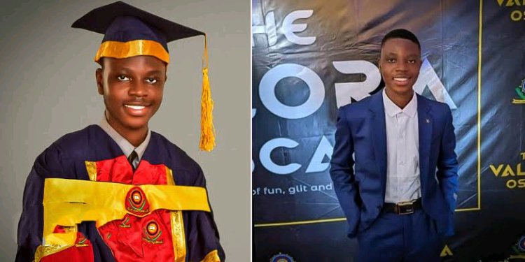 Nigerian Scholar Caleb Akintola Excels, Clinches Best Graduating Student Award with First-Class Honors