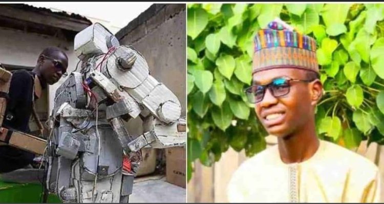 17-Year-Old Nigerian Boy Who Built Remote Controlled Robot Wins University Scholarship