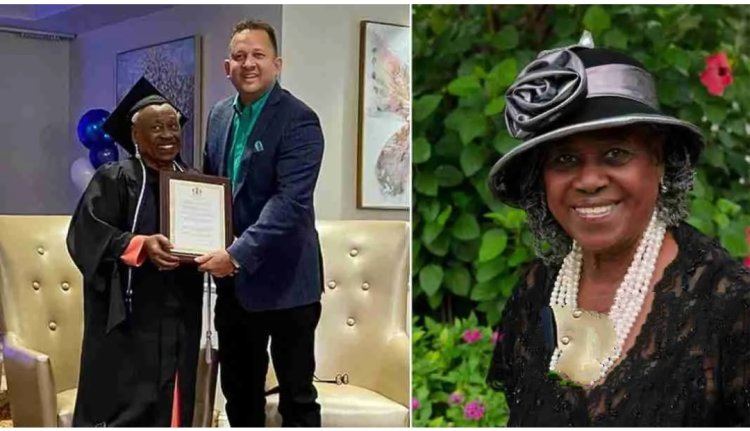 Violet Edwards, 96, Shatters Records as Oldest African-American Woman to Graduate with 100% Honors