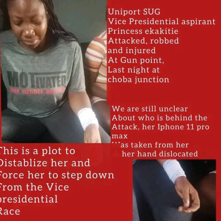 Uniport SUG Vice President Aspirant Attacked and Robbed in Apparent Attempt to Disrupt Candidacy