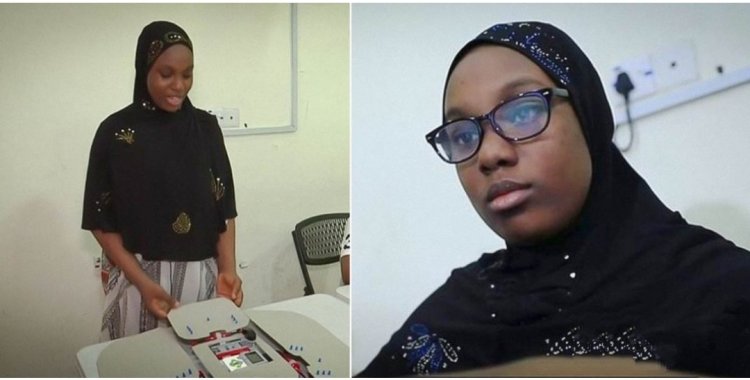 Prodigious 12-Year-Old Nigerian Inventor, Fathia Abdullahi, Unveils Robot Revolutionizing Laundry: Folds Clothes in Just 3 Seconds