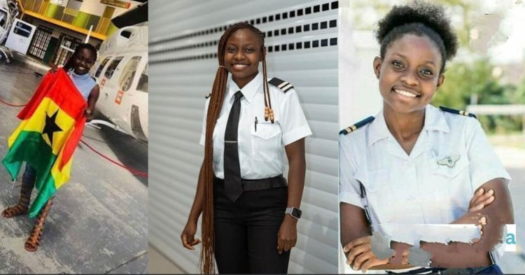 Audrey Maame Esi Swatson Makes History as Ghana's Youngest Female Commercial Pilot at 21