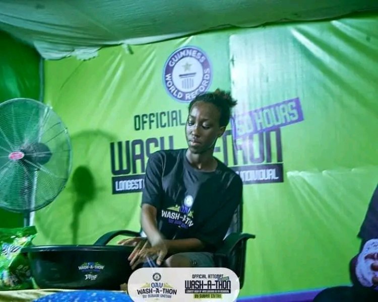 OAU Student Initiates 50-Hour Hand Wash-a-Thon for Guinness World Record Attempt