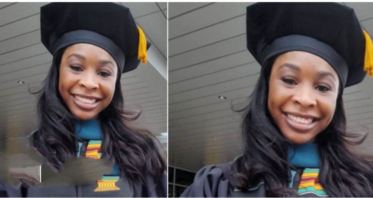24-Year-Old Black Lady Achieves PhD in Occupational Therapy from US University, Earns Leadership Award