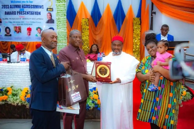 Dr. Chukwuemeka Okolie, Honored with Award of Excellence by Nnamdi Azikiwe University