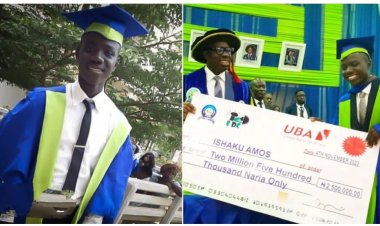 Triumph Over Adversity: Ishaku Amos Emerges as Best Graduating Student