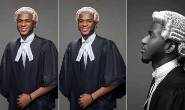 Triumph Over Adversity: Inyene Dominic, Young Nigerian Orphan Who Lost Arm at 10, Calls to Bar as a Lawyer