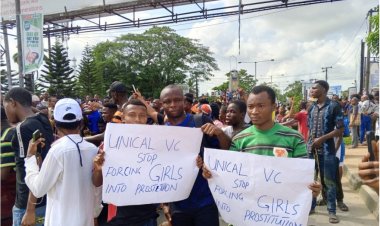UNICAL Students Protest 100% Tuition Fee Hike, Campus Activities Disrupted