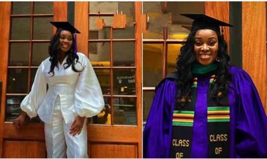 Young African Lady Overcomes Lecturer's Doubt, Earns Master's Degree in the USA