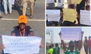 Federal University Lafia Students Protest Over Kidnapping Incidents
