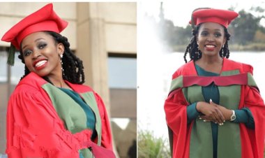 After suffering 5 rejections, young African Lady finally bags PhD in Microbiology