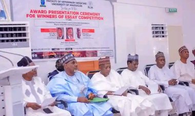 BOSU VC Prof. Umar Kyari Sandabe Attends Essay Competition Award Presentation