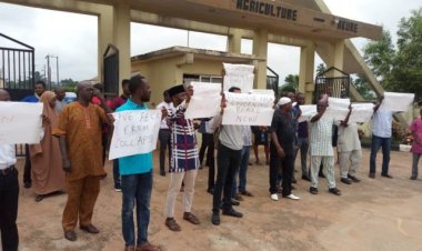 Ondo FECA Workers, Students Protest Land Grabbing
