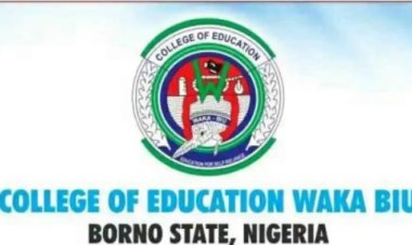 College of Education Waka-Biu Admission form, 2023/2024