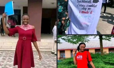 Tragic Loss: Political Science Graduate of Ignatius Ajuru University Succumbs to Sickle Cell After Graduation