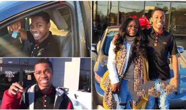 High School Senior Receives Car Gift After Trekking 11km Daily for Work and Schoo