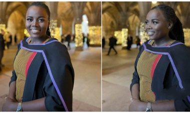 Young African Lady Chebijira Esther Triumphs with Chevening Scholarship, Earns Master's Degree with $0 Tuition Fee