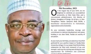 TSU Joins In Celebrating the 86th Birthday of Gen. T.Y Danjuma (Rtd) GCON
